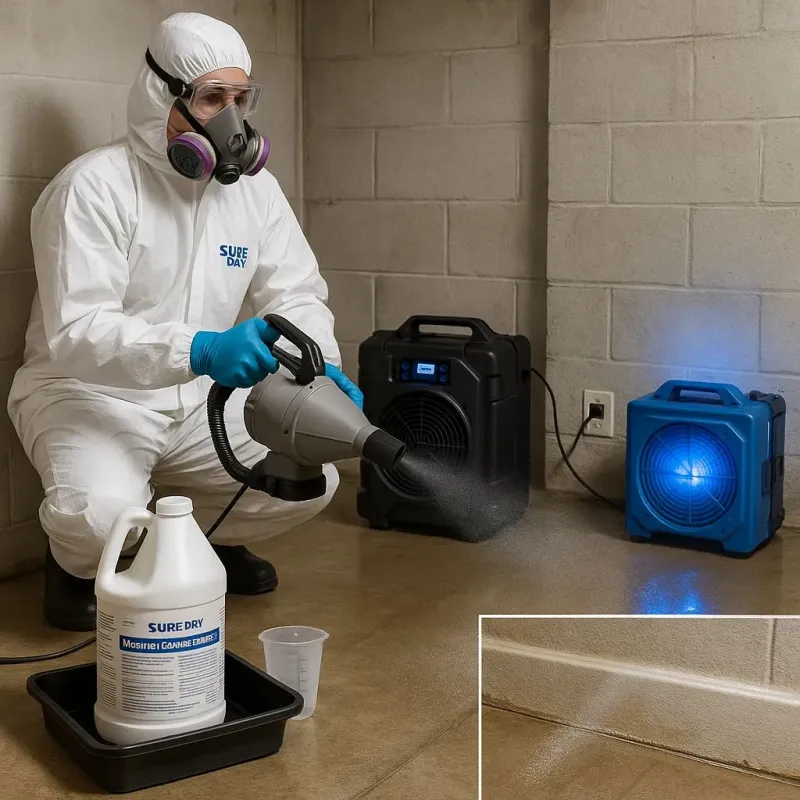 Sanitization and Odor Removal process in Jonesville, LA